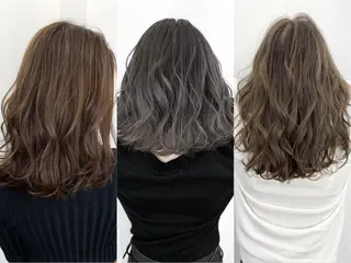 ミディアム カラー エクステ(レミー毛) NINEのヘアスタイル