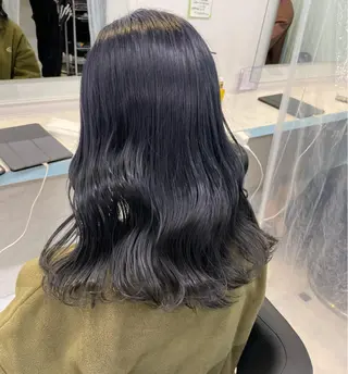 ロング カラー ハッシュカット/レイ ヤーカットArataのヘアスタイル