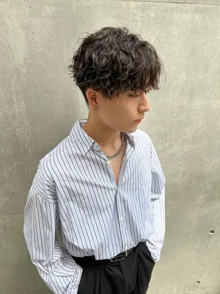 ミディアム ALLYS 中島史優のヘアスタイル