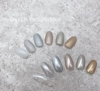 ミディアム カラー ネイル Bloom Nailのネイルデザイン