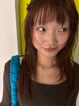 ロング 田中 隼斗のヘアスタイル