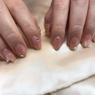 ネイル パラあり！フィルイン 美フォルムのネイルデザイン