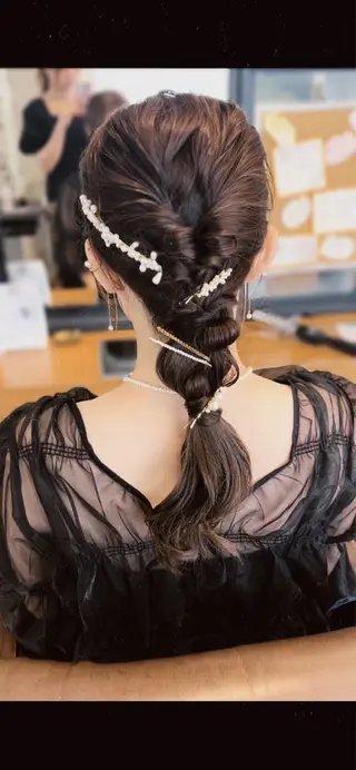 ヘアアレンジ 原野 実優羽のヘアスタイル