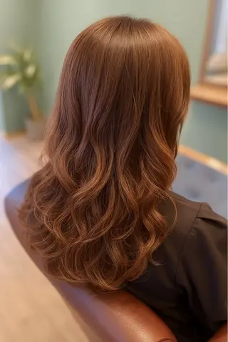 セミロング カラー 当日OK◎艶カラー /木下ゆりえ🌸のヘアスタイル