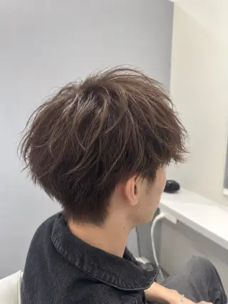 カラー メンズ 長谷川仁/パーマ /名駅/髪質改善のヘアスタイル