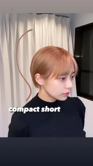 ショート REONA🪽✨薬院 レイヤーカット🫧のヘアスタイル