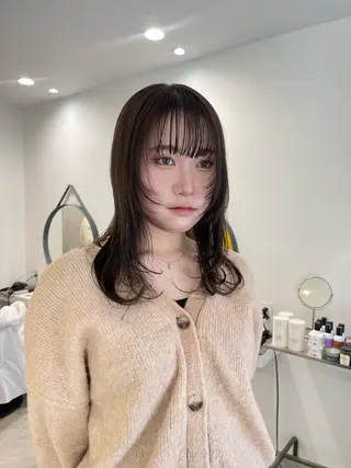 ロング カラー Koto🌿 ブリーチなしカラーのヘアスタイル