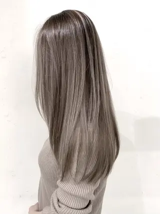 ロング カラー 京都駅/透明感カラー 🖤sakiのヘアスタイル
