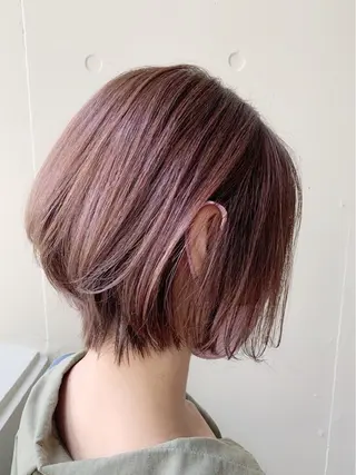 ショート パーマ 吉田 淳則のヘアスタイル