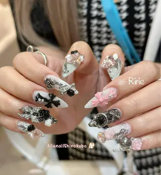 ロング Aila Nail Shinokuboのネイルデザイン