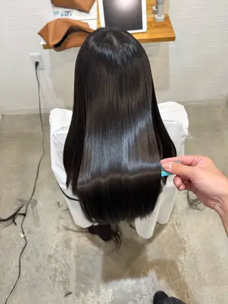ロング 【海外ボーイ風】 竹元恒太のヘアスタイル