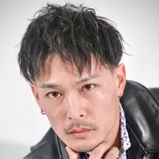 ショート カラー パーマ ヘアアレンジ メンズ キッズ メンズカット/パーマ 山崎航平💈のヘアスタイル