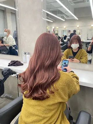 ロング ヘアアレンジ 🫧ハイトーン/ 髪質改善/ヒナタ🫧のヘアスタイル