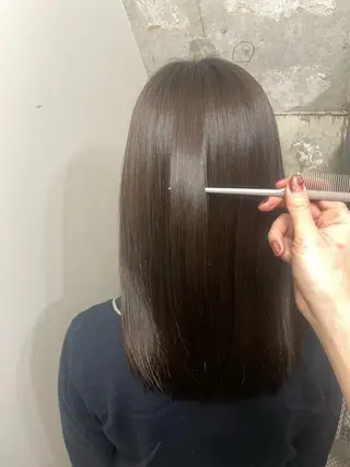 セミロング ニュアンスカラー/ 🫧レミ(坊主)のヘアスタイル