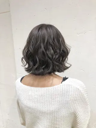ショート カラー 銀座/ハイトーン/ hayaka 🖤のヘアスタイル