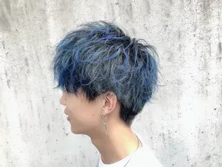 ミディアム メンズ エビスザキレン/メン ズ/心斎橋🌳のヘアスタイル