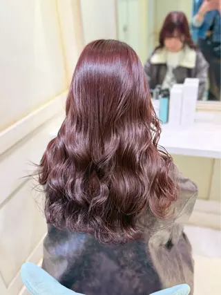 カラー 透明感ツヤカラー/ ゆうな💙のヘアスタイル