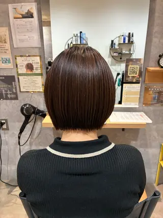 ショート 🎀津曲夏希 ボブ レイヤー/顔周りのヘアスタイル