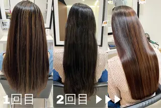 ロング 中原 優美のヘアスタイル
