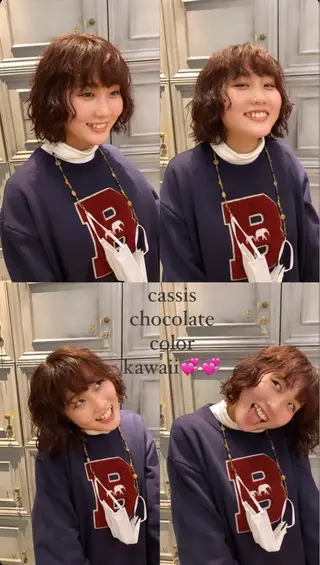 カラー パーマ 💟Opus // Mizuki🐕のヘアスタイル