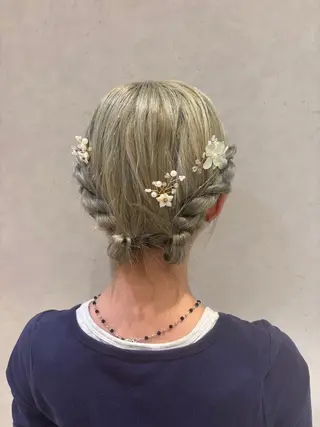 ヘアアレンジ 暖色カラー/アレンジ 🌺URUHA🌺のヘアスタイル