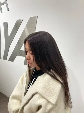 セミロング カラー Ryu/ハイトーン/ レイヤーカットのヘアスタイル