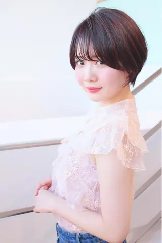 ショート カラー 髪質改善カラー ショートボブ専門のヘアスタイル