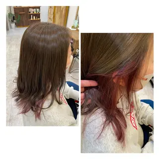 ミディアム カラー いさか ゆうきのヘアスタイル