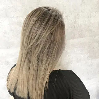 ロング カラー 髪質改善で 憧れの潤艶美髪にのヘアスタイル