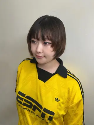 ショート カラー/縮毛矯正🌟 奈寧のヘアスタイル