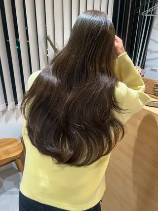 ロング カラー knock な お 烏丸御池のヘアスタイル