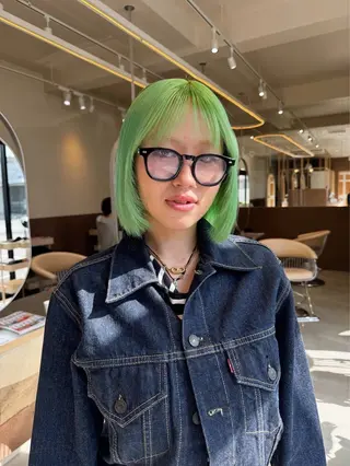 ミディアム カラー Lafithhair lov. 福山駅家店のヘアスタイル