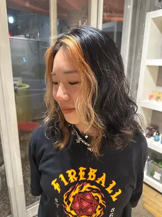 パーマ Deguchi Momokaのヘアスタイル