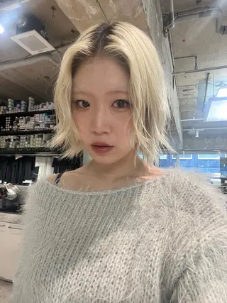 カラー ブリーチモデル募集中 FUKI🎀🖤のヘアスタイル