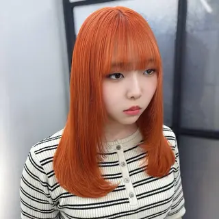 ロング カラー Ren. 🦋デザインカラーのヘアスタイル
