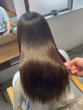 ミディアム パーマ レイヤーカット 髪質改善専門屋/和田のヘアスタイル