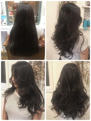 ロング カラー パーマ ヘアアレンジ メンズ ネイル 豊橋美容院 ソンリエのヘアスタイル
