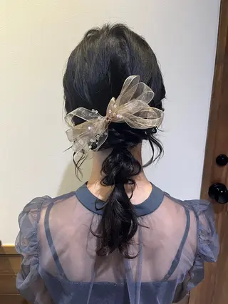 セミロング ❁ヘアメ❁ YUMI ❁ゆみ❁横浜桜木町のヘアスタイル