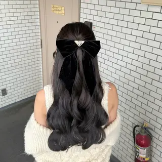 ロング ヘアアレンジ 褒められヘアメイク /‎ボブ女子🐶みおのヘアスタイル