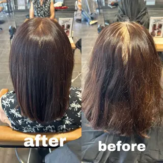 ミディアム 川野 柚奈のヘアスタイル