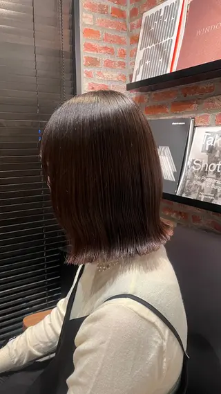 ミディアム 田中 美月のヘアスタイル