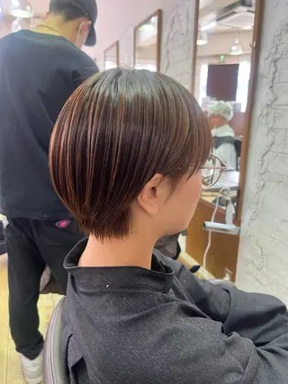 ショート 濱田 志妃のヘアスタイル