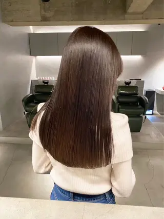 ロング 加古 遥のヘアスタイル
