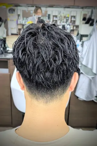 ショート パーマ 理容プラージュ燕三条 福井のヘアスタイル