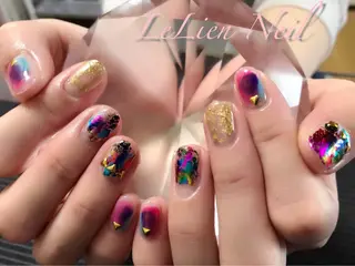 ネイル モチの良さ◉ フィルインネイル♡のネイルデザイン