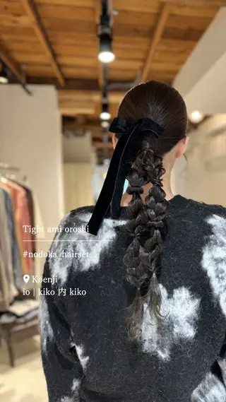 ロング ヘアアレンジ お呼ばれセット🕊️ 高円寺/太田和のヘアスタイル