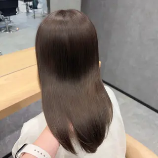 セミロング すずきなつき 縮毛矯正🐰🌙のヘアスタイル