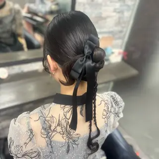 ロング ヘアアレンジ ヘアセット/エクステ cocoro🐹🎀のヘアスタイル