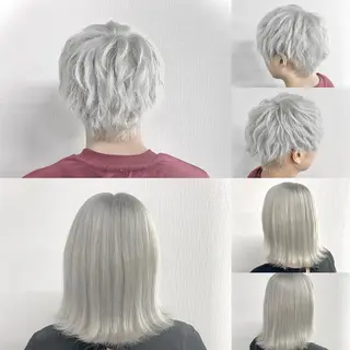 ミディアム カラー ヘアアレンジ メンズ キッズ 💜美髪特化💜 MASAのヘアスタイル