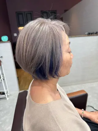 ショート カラー 吉田 剛のヘアスタイル